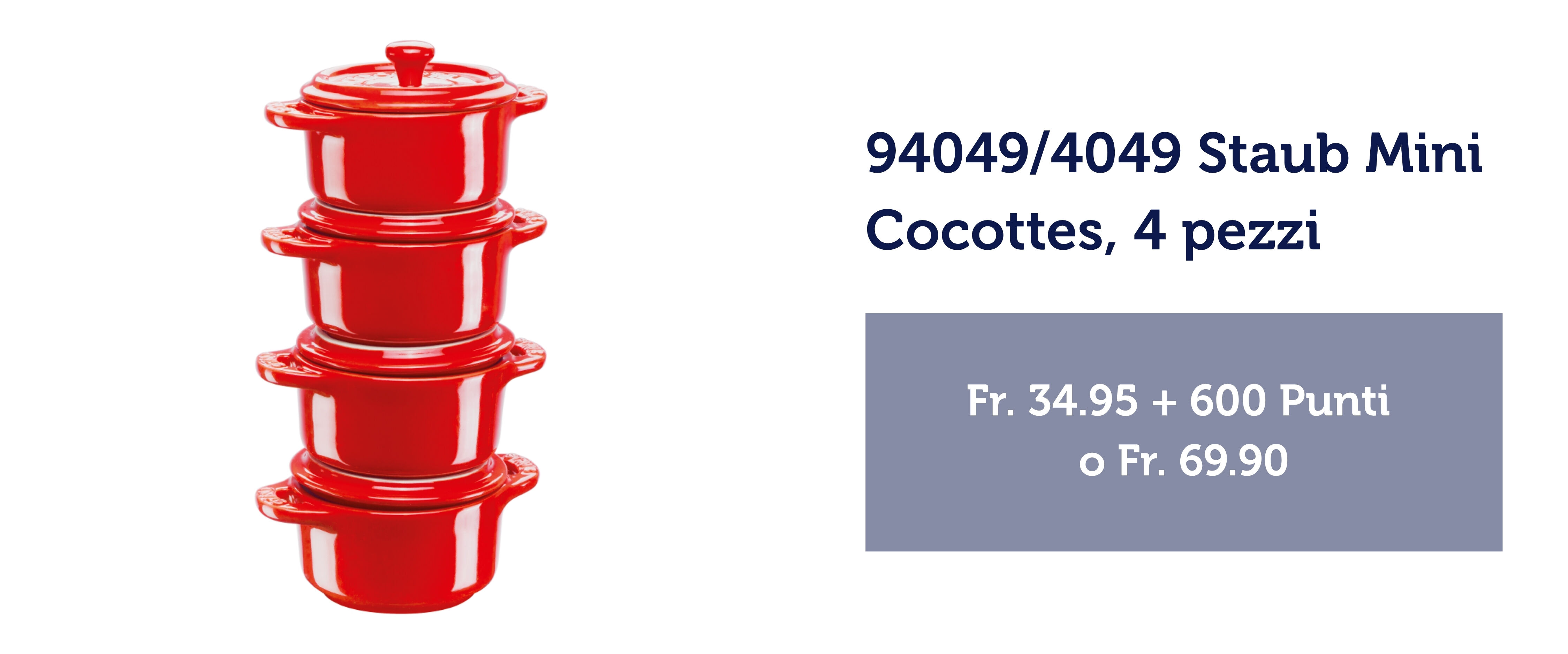 4049 Staub Mini Cocottes, 4-tlg.